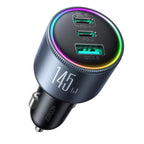JOYROOM JR-CCN07 145W Dual PD+QC3.0 3-Port Car Charger, JR-CCN07 JR-CCN07