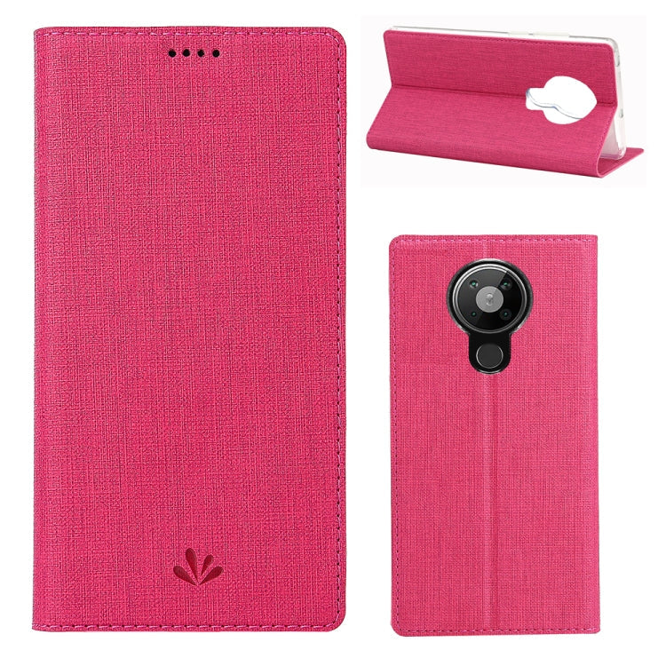 ViLi Shockproof TPU + PU Horizontal Flip Protective Case with Card Slot & Holder – Shockproof, Card Slot, Flip, For Nokia 5.3, For Samsung Galaxy A01(US Version), For Samsung Galaxy A11 / M11, For Samsung Galaxy A31, For Samsung Galaxy M31 For Nokia 5.3 Rose Red