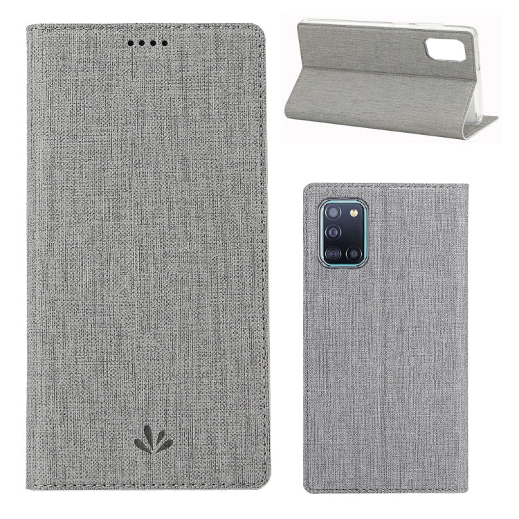 ViLi Shockproof TPU + PU Horizontal Flip Protective Case with Card Slot & Holder – Shockproof, Card Slot, Flip, For Nokia 5.3, For Samsung Galaxy A01(US Version), For Samsung Galaxy A11 / M11, For Samsung Galaxy A31, For Samsung Galaxy M31 For Samsung Galaxy A31 Grey