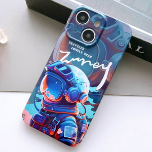 Blue Paint Astronaut