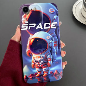 Orange White Astronaut