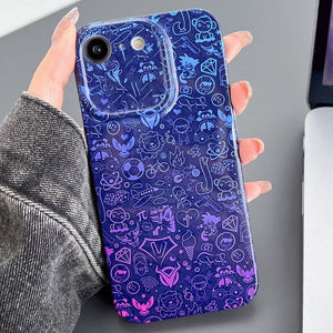 Blue Purple Graffiti