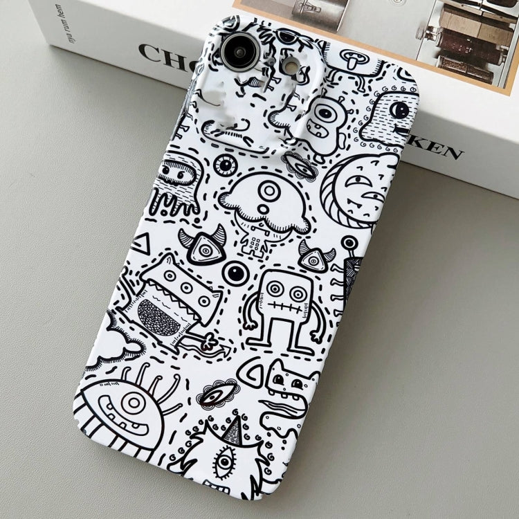 Painted Pattern Precise Hole PC Phone Case – Durable Build, Easy to Use, For iPhone SE 2022 / 2020 / 8 / 7 For iPhone SE 2022 2020 8 7 Block Monster