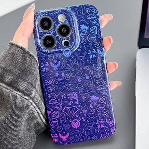 Blue Purple Graffiti