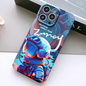 Blue Paint Astronaut