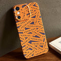 Painted Pattern Precise Hole PC Phone Case, For iPhone XS Max For iPhone XS Max Orange Label