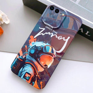 Orange Paint Astronaut