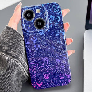 Blue Purple Graffiti