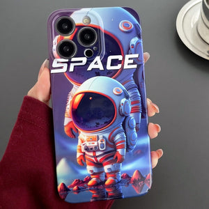 Orange White Astronaut