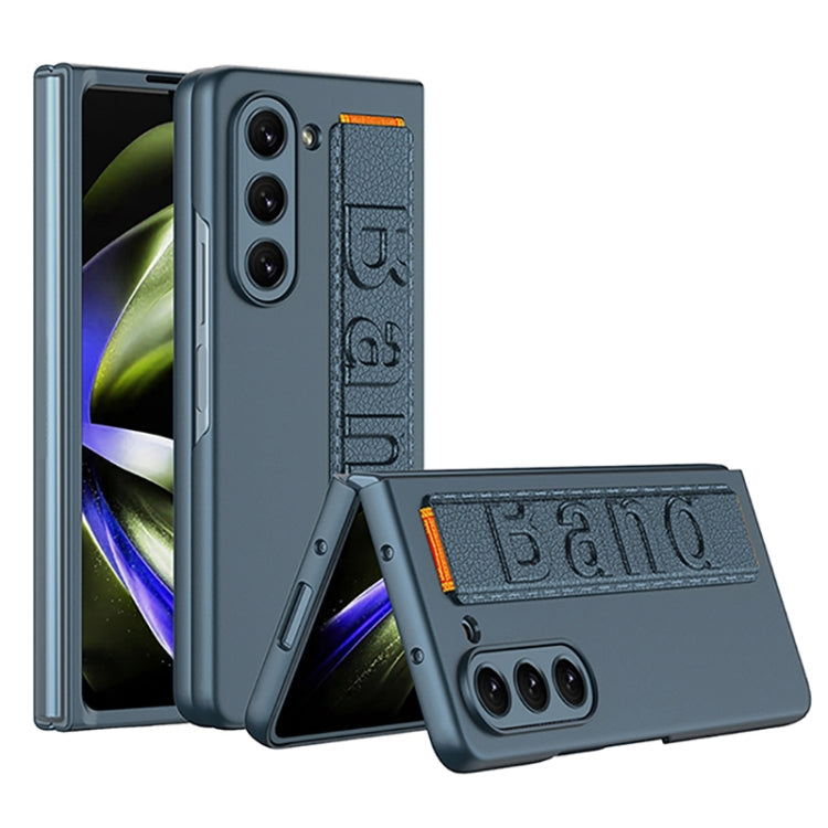 GKK Ultra-thin Wristband Shockproof Phone Case with Holder – Shockproof, Ultra-thin, For Samsung Galaxy Z Fold5 5G For Samsung Galaxy Z Fold5 5G Green