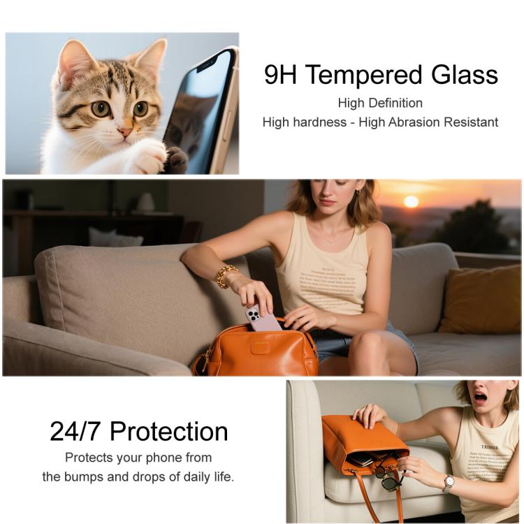 9H Surface Hardness Full Screen Tempered Glass Film Pro+ Series – Tempered Glass, For ZTE nubia RedMagic 11 Air 5G, For ZTE nubia V80 Max / Blade V80 Max, For ZTE nubia V80 Design, For ZTE nubia Z80 Ultra, For ZTE nubia RedMagic 11 Pro 5G/11 Pro+ 5G...
