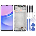 Original LCD Screen Digitizer Full Assembly with Frame – Durable Build, Easy to Use, For Samsung Galaxy A25 SM-A256B, For Samsung Galaxy A15 5G SM-A156B, For Samsung Galaxy A35 SM-A356B, For Samsung Galaxy A05 SM-A055F, For Samsung Galaxy A05s SM-A057F...