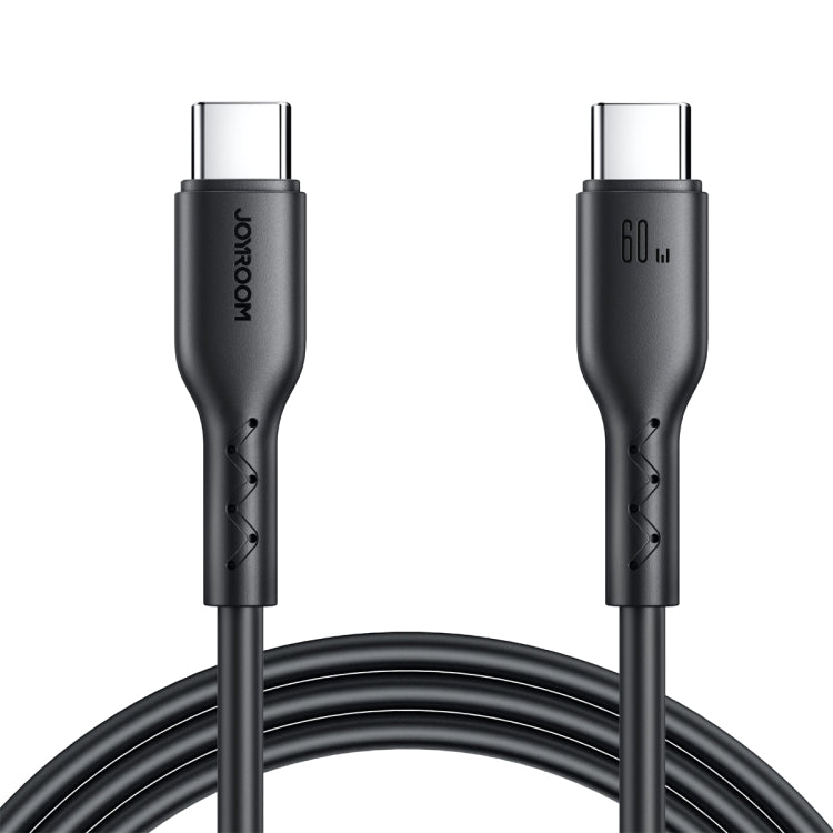 JOYROOM SA26-CC3 Flash Charge Series 60W USB-C / Type-C to USB-C / Type-C Fast Charging Data Cable, 1m – Fast Charging 1m Black