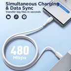 JOYROOM SA26-CC3 Flash Charge Series 60W USB-C / Type-C to USB-C / Type-C Fast Charging Data Cable, 1m – Fast Charging