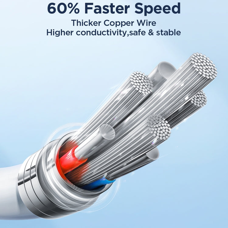 JOYROOM SA26-CC3 Flash Charge Series 60W USB-C / Type-C to USB-C / Type-C Fast Charging Data Cable, 1m – Fast Charging