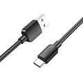 hoco X96 Hyper 27W USB to USB-C / Type-C Charging Data Cable, 27W USB to Type-C – TPU