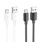 hoco X96 Hyper 27W USB to USB-C / Type-C Charging Data Cable, 27W USB to Type-C – TPU