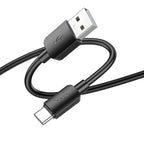 hoco X96 Hyper 27W USB to USB-C / Type-C Charging Data Cable, 27W USB to Type-C – TPU