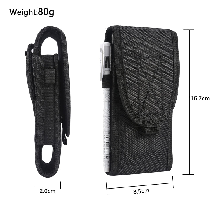 Waist Bag – 6.7" Screen, Braided Nylon