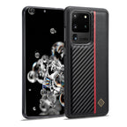 LC.IMEEKE 3 in 1 Carbon Fiber Texture Shockproof Phone Case, For Samsung Galaxy S20 Ultra, For Samsung Galaxy Note20 Ultra, For Samsung Galaxy A70, For Samsung Galaxy A71 4G, For Samsung Galaxy A50, For Samsung Galaxy S21 FE, For Samsung Galaxy A51 4G ... For Samsung Galaxy S20 Ultra