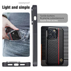 LC.IMEEKE 3 in 1 Carbon Fiber Texture Shockproof Phone Case, For Samsung Galaxy S20 Ultra, For Samsung Galaxy Note20 Ultra, For Samsung Galaxy A70, For Samsung Galaxy A71 4G, For Samsung Galaxy A50, For Samsung Galaxy S21 FE, For Samsung Galaxy A51 4G ...