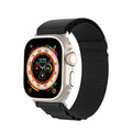 DUX DUCIS GS Series Nylon Loop Watch Band, For Apple Watch Ultra 49mm, For Apple Watch SE 2023 44mm, For Apple Watch SE 2023 40mm, For Apple Watch Ultra 2 49mm, For Apple Watch SE 2022 40mm, For Apple Watch Series 9 45mm, For Apple Watch Series 9 41mm For Apple Watch Ultra 49mm Black