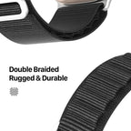 DUX DUCIS GS Series Nylon Loop Watch Band, For Apple Watch Ultra 49mm, For Apple Watch SE 2023 44mm, For Apple Watch SE 2023 40mm, For Apple Watch Ultra 2 49mm, For Apple Watch SE 2022 40mm, For Apple Watch Series 9 45mm, For Apple Watch Series 9 41mm