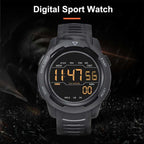 SPOVAN P100 LED Luminous Pedometer Multifunctional Sports Electronic Watch