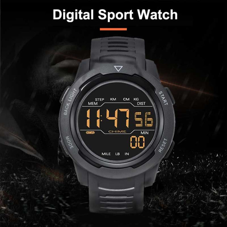SPOVAN P100 LED Luminous Pedometer Multifunctional Sports Electronic Watch