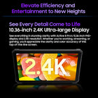 Blackview Active 8 Pro 4G Rugged Tablet, 10.36 inch 8GB+256GB Android 14 MT6789 Octa Core Support Dual SIM, Global Version with Google Play, EU Plug, Active 8 Pro – Magnetic, 4K