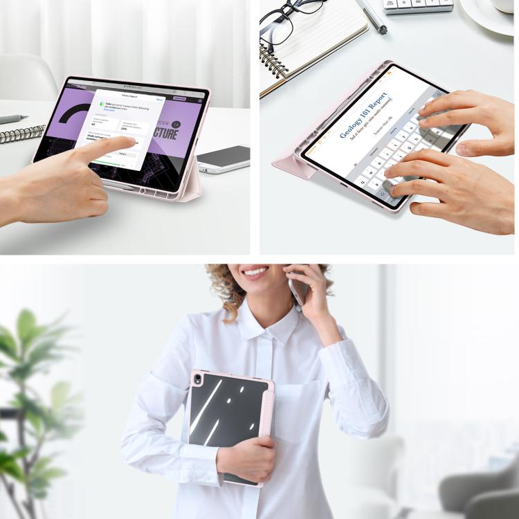 DUX DUCIS TOBY Series Antiskid Leather Tablet Case with Sleep / Wake-up Function, For Galaxy Tab S12+, For Samsung Galaxy Tab S10 Lite / S10 FE, For Samsung Galaxy Tab S10 FE+, For Samsung Galaxy Tab S10 Ultra, For Samsung Galaxy Tab S10+              ...