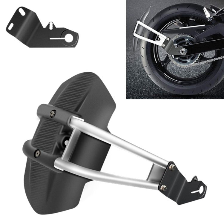 Motorcycle Stainless Steel Modified Rear Wheel Fender Dustproof Splash Flaps Mudguards Fender Guard, A Style Foot, B Style Foot, C Style Foot, D Style Foot, E Style Foot A Style Foot