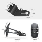 Motorcycle Stainless Steel Modified Rear Wheel Fender Dustproof Splash Flaps Mudguards Fender Guard, A Style Foot, B Style Foot, C Style Foot, D Style Foot, E Style Foot