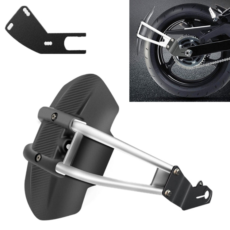 Motorcycle Stainless Steel Modified Rear Wheel Fender Dustproof Splash Flaps Mudguards Fender Guard, A Style Foot, B Style Foot, C Style Foot, D Style Foot, E Style Foot – Wear-resistant B Style Foot