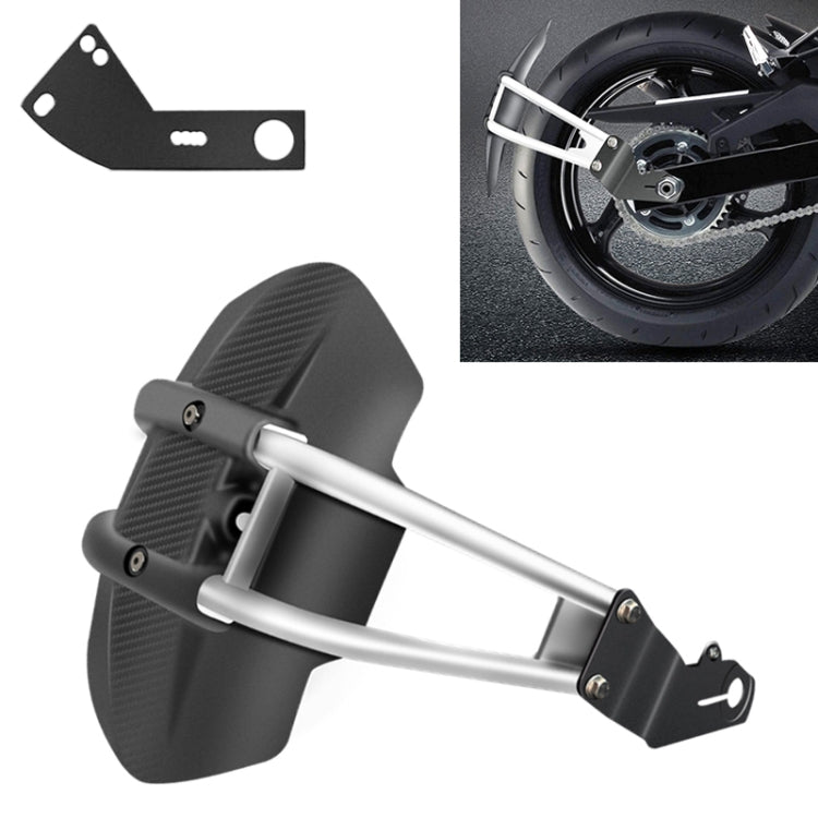 Motorcycle Stainless Steel Modified Rear Wheel Fender Dustproof Splash Flaps Mudguards Fender Guard, A Style Foot, B Style Foot, C Style Foot, D Style Foot, E Style Foot – Wear-resistant D Style Foot