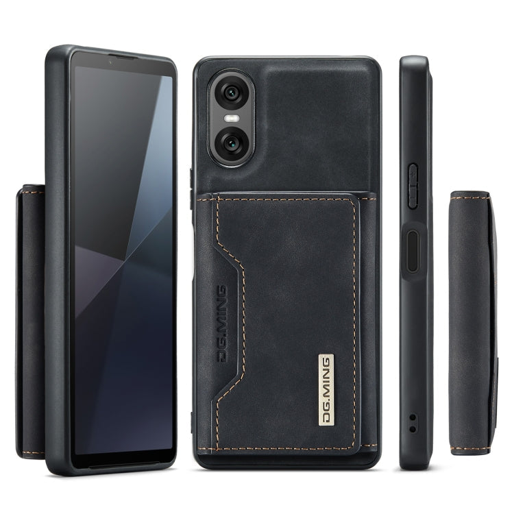 DG.MING M2 Series 3-Fold Multi Card Bag + Magnetic Phone Case – Magnetic, Card Slot, Leather, For Sony Xperia 10 VI, For Sony Xperia 1 VI, For Sony Xperia 1 V, For Sony Xperia 10 V