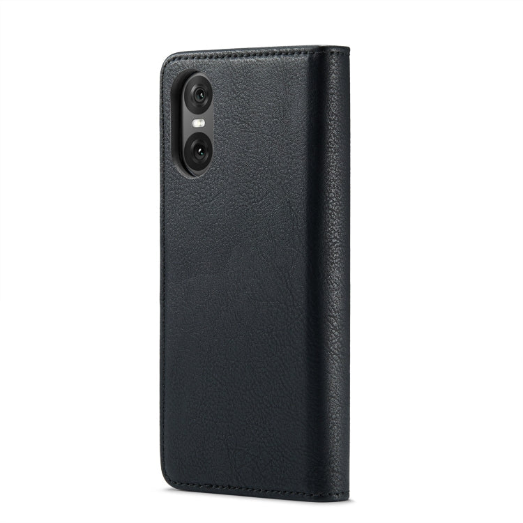 DG.MING Crazy Horse Texture Detachable Magnetic Leather Phone Case – Magnetic, Card Slot, Flip, For Sony Xperia 10 VI, For Sony Xperia 1 VI, For Sony Xperia 1 V, For Sony Xperia 10 V