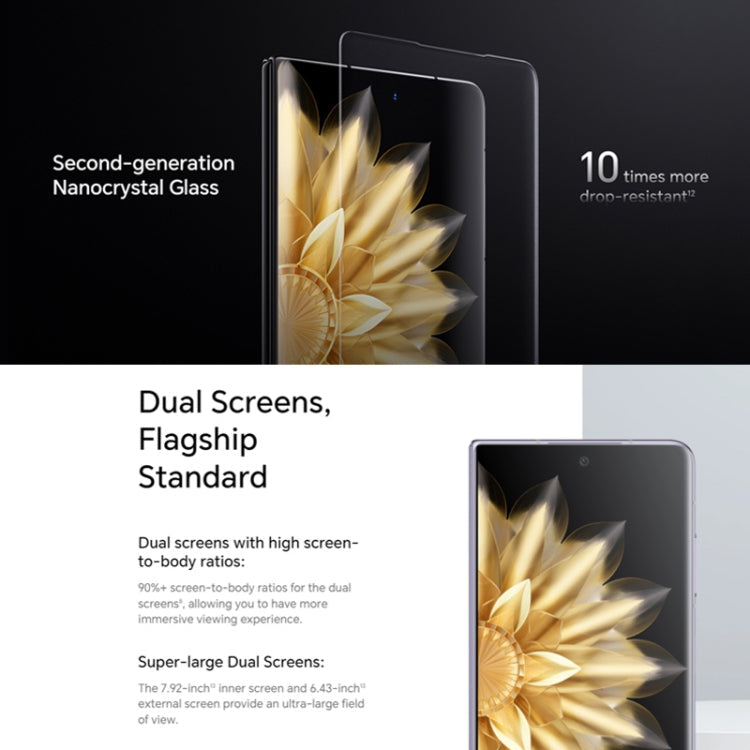 Honor Magic V2 Ultimate 5G, 7.92 inch + 6.43 inch MagicOS 7.2 Snapdragon 8 Gen2 Octa Core up to 3.36GHz, Network: 5G, OTG, Not Support Google Play, 16GB+1TB