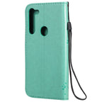 Tree & Cat Embossed Pattern Horizontal Flip Leather Case with Holder & Card Slots & Wallet & Lanyard – Lanyard, Card Slot, Flip, For Motorola Moto G8 Power, For OPPO Realme 6
