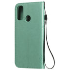 Tree & Cat Embossed Pattern Horizontal Flip Leather Case with Holder & Card Slots & Wallet & Lanyard – Lanyard, Card Slot, Flip, For Huawei P Smart 2020, For Huawei Y5p