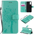 Tree & Cat Embossed Pattern Horizontal Flip Leather Case with Holder & Card Slots & Wallet & Lanyard – Lanyard, Card Slot, Flip, For Huawei Honor Play4T Pro, For Nokia 1.3
