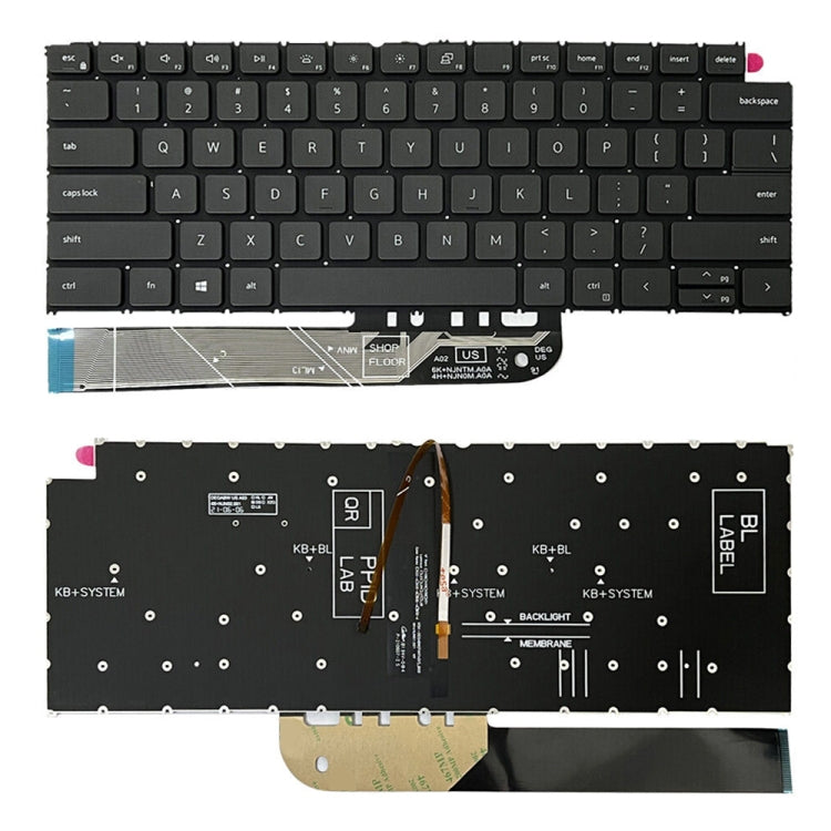 US Version Backlight Laptop Keyboard – Durable Build, Easy to Use, For Dell Inspiron 15-3511 3515 5510 7510 16-7610, For Dell Vostro 5310 5320 5410 Latitude 3320 3420, For Dell Latitude 5520 5521 Precision 3560 3561, For Dell Latitude 7300 5300 5200 For Dell Vostro 5310 5320 5410 Latitude 3320 3420