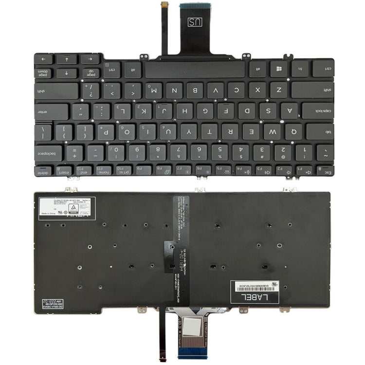 US Version Backlight Laptop Keyboard – Durable Build, Easy to Use, For Dell Inspiron 15-3511 3515 5510 7510 16-7610, For Dell Vostro 5310 5320 5410 Latitude 3320 3420, For Dell Latitude 5520 5521 Precision 3560 3561, For Dell Latitude 7300 5300 5200 For Dell Latitude 7300 5300 5200