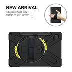 Shockproof Colorful Silicone + PC Protective Case with Holder & Shoulder Strap & Hand Strap & Pen Slot, For Samsung Galaxy Tab S6 Lite P610, For iPad Pro 12.9 2021 / 2020