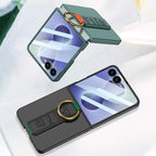GKK Integrated Ultrathin Shockproof Phone Case with Ring Wrist Strap, For Galaxy Z Flip8 5G, For Samsung Galaxy Z Flip7 5G, For Samsung Galaxy Z Flip6, For Samsung Galaxy Z Flip5, For Samsung Galaxy Z Flip4 5G