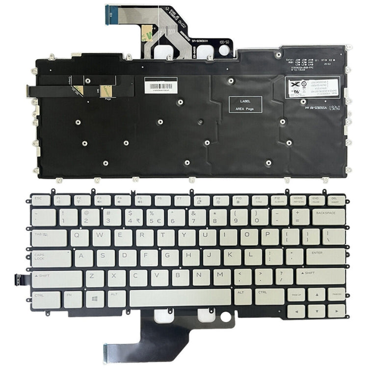 US Version RGB Backlight Laptop Keyboard – Durable Build, Easy to Use, For Dell Alienware M15 / R3 / R4 For Dell Alienware M15 R3 R4 YGFJK PK132VR2B01