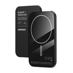 MOMAX Q.MAG X Portable Metal Magnetic Wireless Power Bank, 5000mAh, 20000mAh – Magnetic, Fast Charging, Wireless Charging 5000mAh