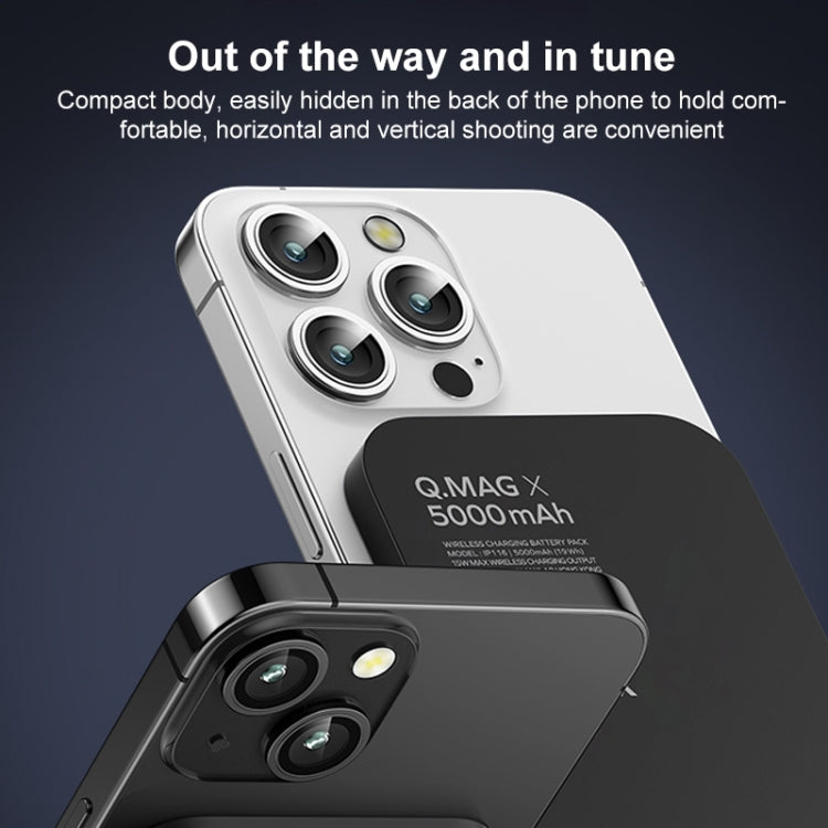 MOMAX Q.MAG X Portable Metal Magnetic Wireless Power Bank, 5000mAh, 20000mAh – Magnetic, Fast Charging, Wireless Charging