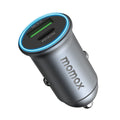 MOMAX UC18 30W Dual Port QC3.0 Car Fast Charger Default Title