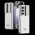 GKK Integrated Ultra-thin Sliding Camshield Flip Phone Case, For Samsung Galaxy Z Fold5 For Samsung Galaxy Z Fold5 Silver